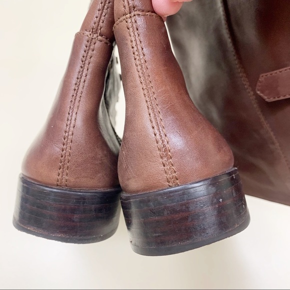 Pour La Victoire Women’s Cognac Brown Lace Up Tall Over Knee Riding Boho Boots - Picture 9 of 13